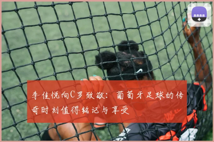 李佳悦向C罗致敬：葡萄牙足球的传奇时刻值得铭记与享受